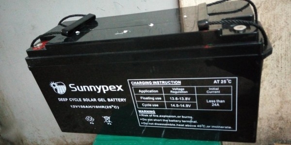 150 AH Sunnypex Solar Battery